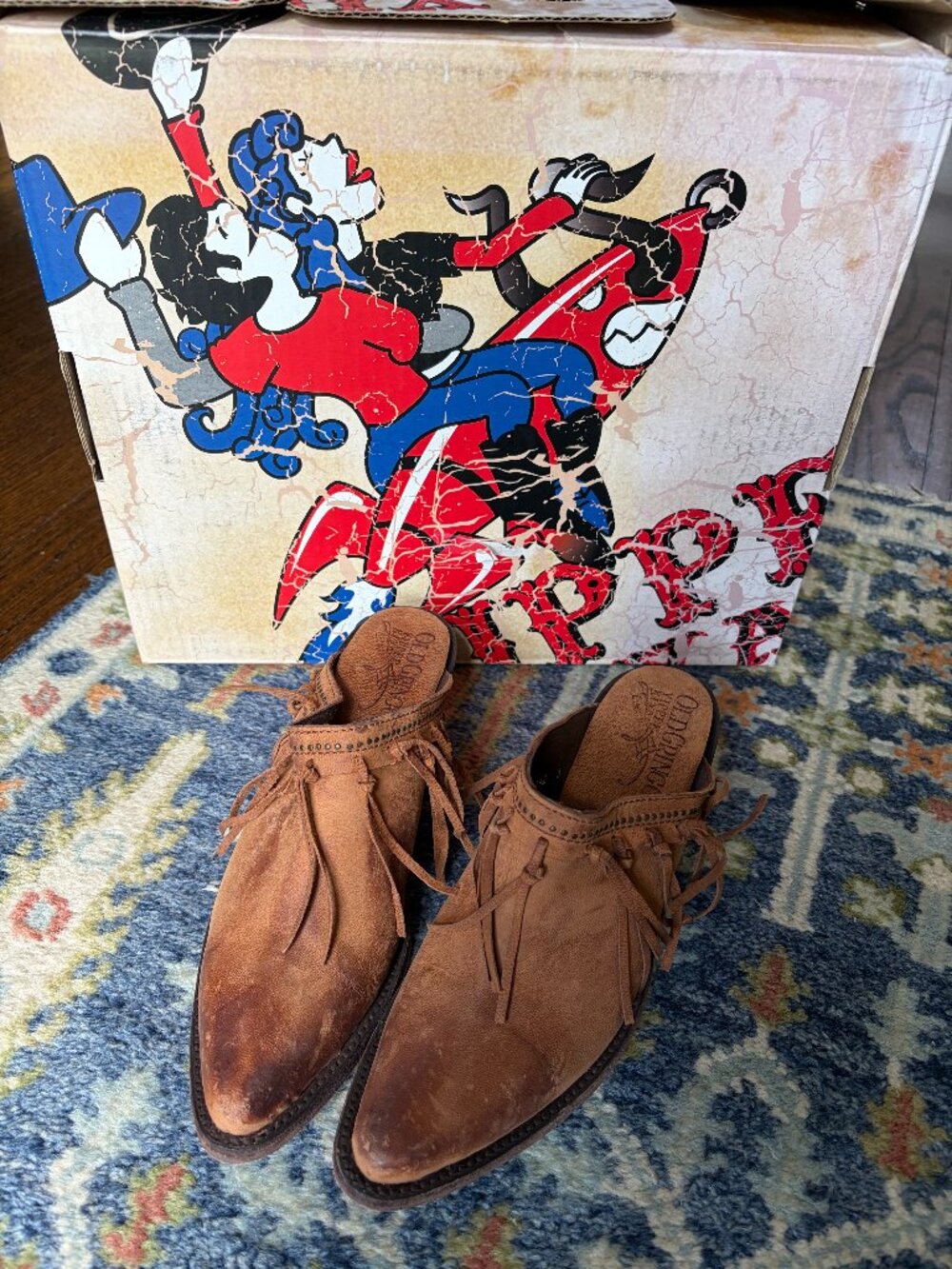 "Yippee Ki Yay Mabel" Old Gringo Boots - Size 8